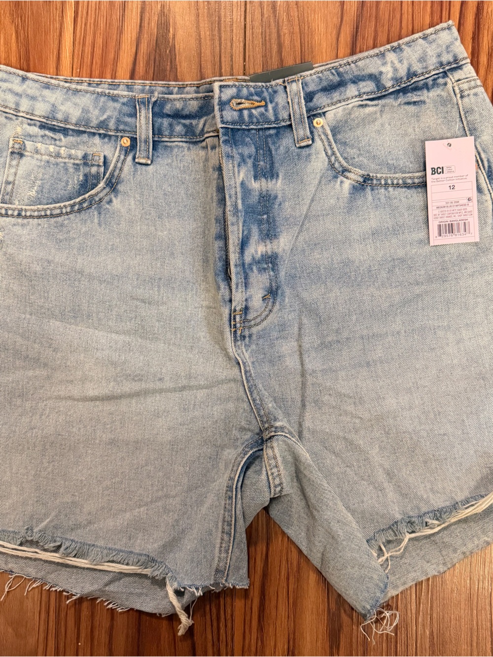 wild fable Light Wash Denim Cutoff Shorts
